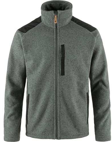 Fjällräven Herren Buck Fleecejacke, Grey/Melange, M