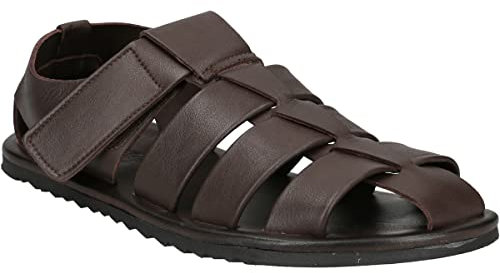 Emozioni Sandalette M5596, Glattleder, Braun, Herren EU 46
