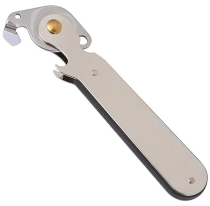 ABOOFAN Apribottiglie multifunzionale apriscatole perforatore per lattine in acciaio inossidabile apri bottiglia apribottiglie manuale potere Stoviglie