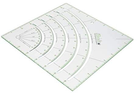 BELLIFFY Acryl-quiltlineal Für Stoffmaschen Nählineal Zum Nähen Und Basteln Acryllineal Zum Und Schneiden