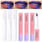 Matt Lip Tint Peel Off, Lang Anhaltend Pigmentiert Wasserdicht Peel Off Lip Stain Mit Nebelflasche, Natürliche Farbe Einfach Zu Verwenden Matt Lipgloss Für Frauen Mädchen (01+02+03)