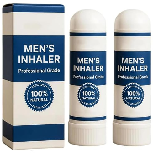 Inhalador de hombres de Fir-mx, Inhaler de Mannen Fir-mx, inhaladores nasales naturales, el impulso de la vitalidad masculina, restaura la energía, proporciona comodidad cotidiana (2pcs)