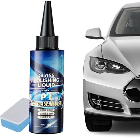 Pulitore Pellicola Vetri Auto Pulitore Auto Forniture Dettagliatura | 150ml Detergente per Vetri Forniture per Pulizia Interna e Lucidatura, Dettagliatura, Specchietti, Parabrezza, Fari,
