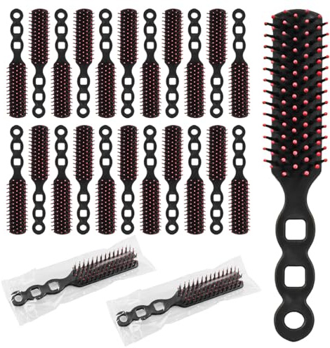 Bulk Hair Brushes for Homeless Individually Wrapped, Hair Brush Bulk, Hair Brush for Curly Hair Suitable for Homeless,Shelter,Air Bnb/Hotel/Guest Apartment (72 PCS)