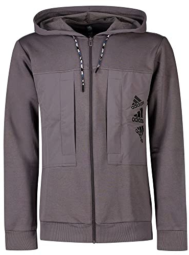 Adidas Q4 Bl Fz Hoodie Tragre/Black L