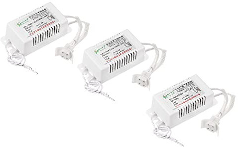 PATIKIL 4x2x1 Électronique Ballast, 3 Paquet 220V AC 22/40-Watt Anneau Fluorescent Lampe Universel Ballast Tube Instant Démarrer, Argenté