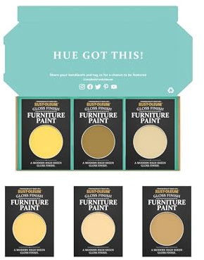 Rust-Oleum Furniture Paint in Gloss Finish – Warming Yellows Tester Box