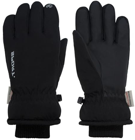 Long Keeper Winter Gloves for Women Men Thermal Warm Ski Gloves -20℉Windproof Waterproof Anti Slip Touchscreen Snowboard Sports Snow Glove for Cold Weather