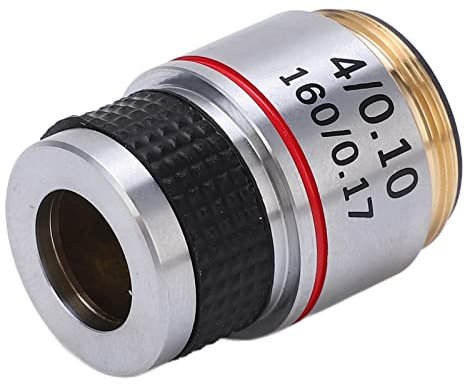 185 Obiettivo Acromatico Lente Chiare Standard 20 Mm Filettatura Biologica Biologica Obiettivo Lente (4/0.10)