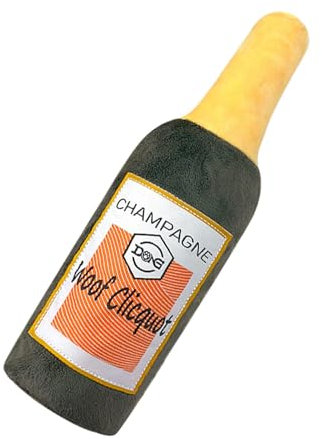 Bouteille De Bière Moelleuse Maillent En Peluche - Bottes De Bière De Squeakers À Chien | Champagne Dog Toys Squeaky Chew | Bière Bouteille En Peluche Jouets Portables Drôles Drôles Animaux De Compagn