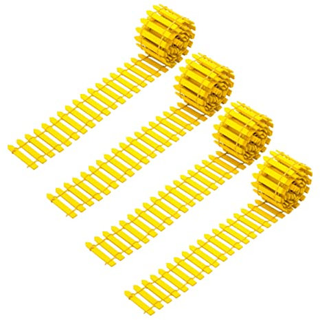 TOYANDONA 4pièces Clôture De Jardin Miniature pour Maison De Poupée Accessoire Décoratif Modèle De Clôture pour Aménagement Paysager