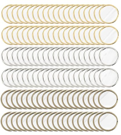 HUAZIZ 300 pièces 20 mm porte-clés avec double boucle, connecteurs pour bijoux, bracelets, petits anneaux en métal, boucles d'oreilles, artisanat