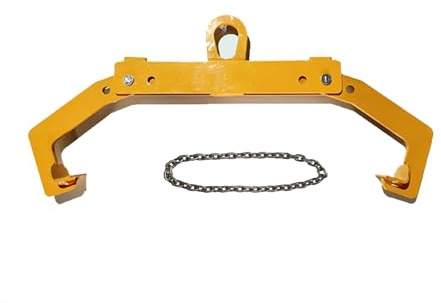 Morsetto verticale per sollevamento e trasporto di fusti metallici, acciaio legato, capacità di carico 300 kg