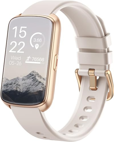 Monitor de fitness, reloj inteligente de 1.45 pulgadas para mujeres y hombres, rastreadores de actividad de salud con frecuencia cardíaca 24/7/7/presión arterial/oxígeno en sangre, contador de pasos