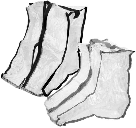 POPETPOP Bolsa para Zapatillas Deporte de PVC 2 Piezas Cremallera, Plegable y Resistente al Polvo, Adecuado para Guardar Botas y Zapatos en Viajes