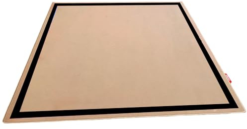 Mini Tapiz de Gimnasia Rítmica para Niñas – Antideslizante, Suave, Ligero y Resistente – Colchoneta de Entrenamiento en Varias Medidas para Casa, Escuela o Club (Negro, 2x2)