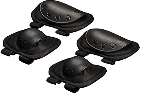 Whoasyst Rodilleras y coderas para bicicleta con muñequeras, juego de equipo de protección para ciclismo, ciclismo y deportes múltiples, para equipo de protección para adultos para patinaje sobre