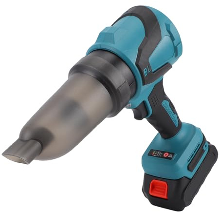 Sunydog Soplador de Hojas Eléctrico Inalámbrico, Aspiradora Portátil 2 en 1 con Control de Velocidad Variable para Lavado Autos en el Hogar, Eliminación Polvo Nieve, Baterías 2 Piezas (Enchufe