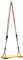 LittleTom Gartenschaukel Holz Kinder - 44x18 Holzschaukel Kinder Outdoor - Kinder Schaukel für Garten Spielhaus Schaukel Baumschaukel Kinder - Indoor Swing Schaukel Kinderzimmer Kinderschaukel Holz