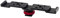 PULUZ Quadruple Cold Hot Shoe Camera Mount Adapter Microphone Flash Light Aluminum Extension Bracket for DJI OSMO Mobile 2 / Zhiyun Smooth 4 / Feiyu Vimble 2 Gimbal Stabilizer