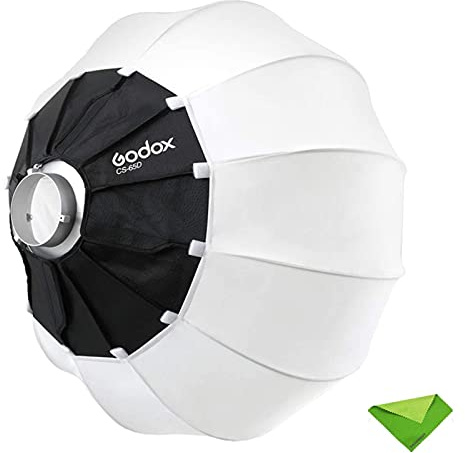 GODOX Softbox Lantern CS-65D 65cm Bowens Mount Soft Light Modifier for Aputure 300D Mark II 120D SL-60W VL150 SL150WII FV150 AD200PRO AD300 AD400PRO AD600 VL300 VL200 UL150