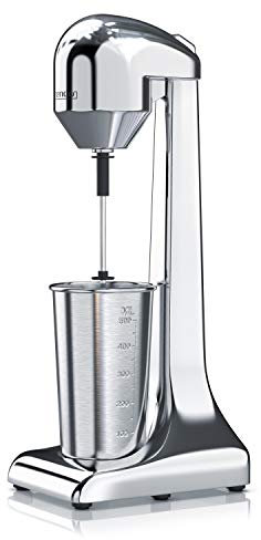Arendo - Drink Mixer - Eiweiß Shaker - Getränkemixer - elektrischer Standmixer - 500 ml Becher - 22.000 U min - 2 Geschwindigkeitsstufen - Fitness Protein Drinks Smoothies Milchshakes Cocktails
