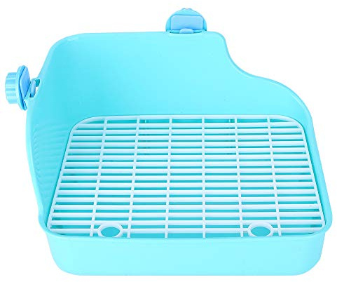 Boîte à litière de Lapin Facile à Nettoyer, pour Apprendre à Utiliser la Toilette, pour Petits Animaux/Lapins/cochons d'Inde/furets