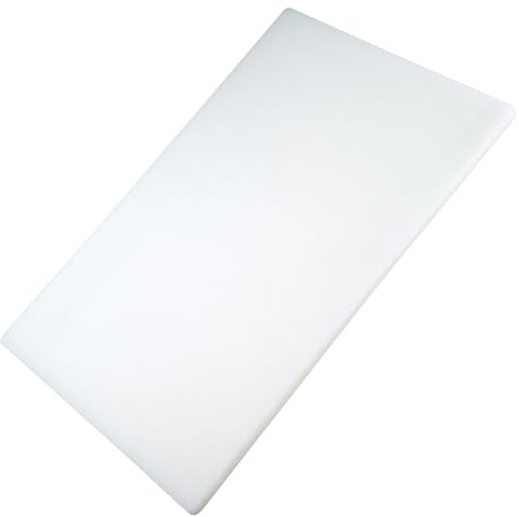 Tagliere in plastica extra grande – colore bianco: per prodotti da forno – codifica colore secondo HACCP – taglieri professionali Gastro – lavabile in lavastoviglie, ca. 45 x 30 cm – FMprofessional