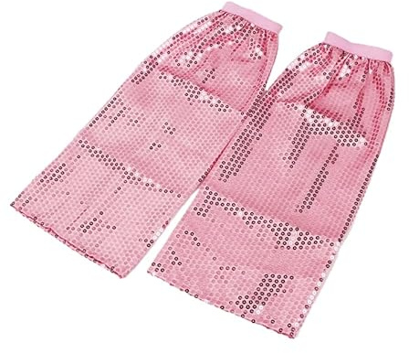 SYSUII 1 paire de chaussettes à paillettes - Chaussettes chauffe-jambes - Chaussettes pour la discothèque, le carnaval, les fêtes à thème - Costume pour femmes et filles