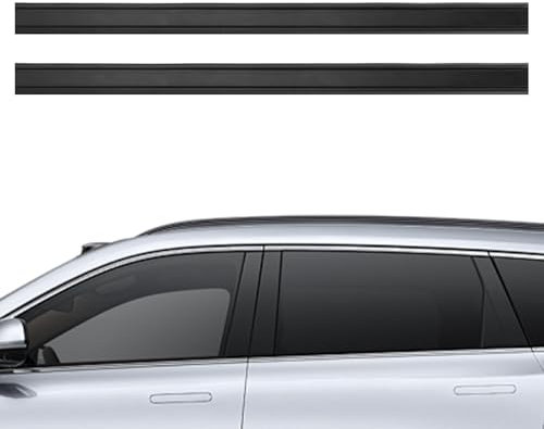 Limpiaparabrisas laterales para coche, limpiacristales laterales para coche, rasqueta de goma resistente a la intemperie para ventanas laterales, limpiador de ventanas multifuncional, fácil de