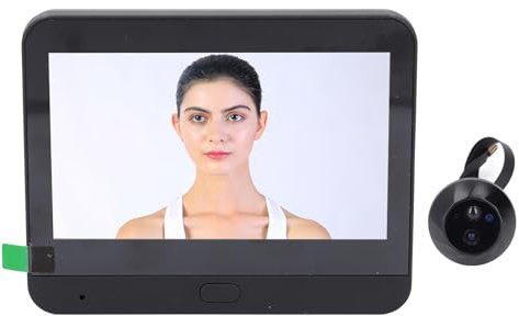 Videointercom Intercom, SISTEMAs Trådlös Videointercom 1080P 4,3 tums färgskärm Smart WiFi-videointercom vidvinkel