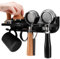 Wall Mounted Coffee Tamper Holder - Station Organizer, Machine Accessory Holder | Home Coffee Bar Organizer Barista Commercial Coffee Station Rack Home Commercial Coffee Setup