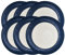 GreenGate Alice Speiseteller Dark Blue 25,6 cm Set6