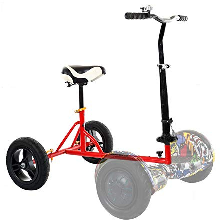Kit di conversione per hoverboard, sedile comodo per scooter elettrici, facile da installare per giri divertenti