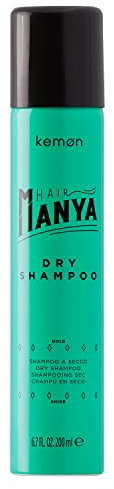 Kemon - Hair Manya Dry Shampoo, Secco per Capelli Puliti e Freschi, Effetto Leggerezza e Volume - 200 ml