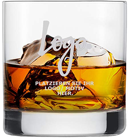 MeinGlas GmbH Schott Zwiesel Vasos de Whisky [Paris] – Incluso Decora – Individual Grabado – Mein Cristal