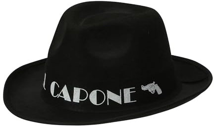 W WIDMANN MILANO Party Fashion - Hut Al Capone, aus Filz, Kopfbedeckung, Accessoire Gangster