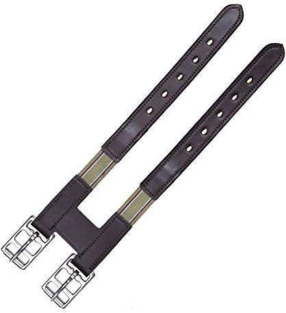 SIE Ledergurt für Pferde, elastisch, (Havana)