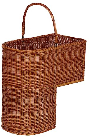 Lycce Trappkorg förvaringskorg med handtag vide natur 20 l (40 x 22 x 40 cm)