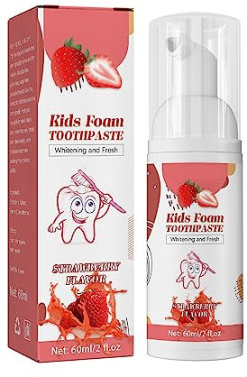 Produits de soins personnels pour enfants Dentifrice en mousse pour nettoyage des dents anti-carie aromatisé aux fruits Dentifrice Hydratant Homme