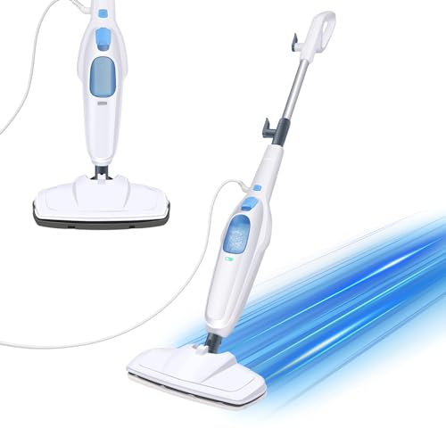 Steam Mop, Floor Steamer, 10 in 1 Detachable Handheld Tile Cleaner, Hard