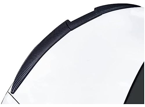 songml Alerón Trasero Coche para M-ercedes Benz Clase C Sedan W206 W205 W204, PVC Alerón de Techo de Ventana Trasera Labio del Maletero del Alerón Alerón(Normal, B/Carbon Fiber Look)