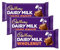 Chocolate Bar Bundle with 3 pack Milk Whole Nut Chocolate Bar | 3x120g (360g) | Crunchy Hazelnuts | Delightful Treat