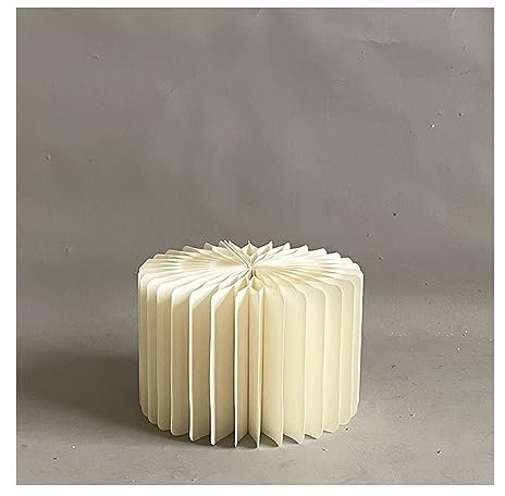 Pedestal de exhibición, Soporte cilíndrico de cartón para decoración de Fiestas, Soporte para Flores con Pilar Romano para Mesa de postres (Color: Beige, tamaño: 8 Pulgadas)