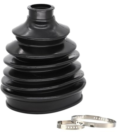 Kit De Soufflet De Cardan | Kit De Réparation De Cache-poussière Avec 2 Colliers De Serrage En Acier Inoxydable | Boot Joint À Vitesse Constante Pour Joints Rotule Voiture, Faciles À Utiliser