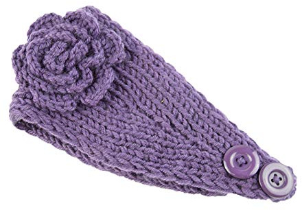 Generiskt greppband badminton frotté värme elastisk sport hårband pannband svart damer vinter, e, one size
