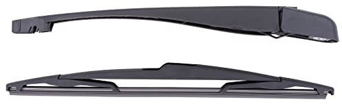Doo Engy Heckwischerarm und Hinten Scheibenwischer Wischerblatt Flachbalkenwischer Satz für P-eugeot 206 2A/C