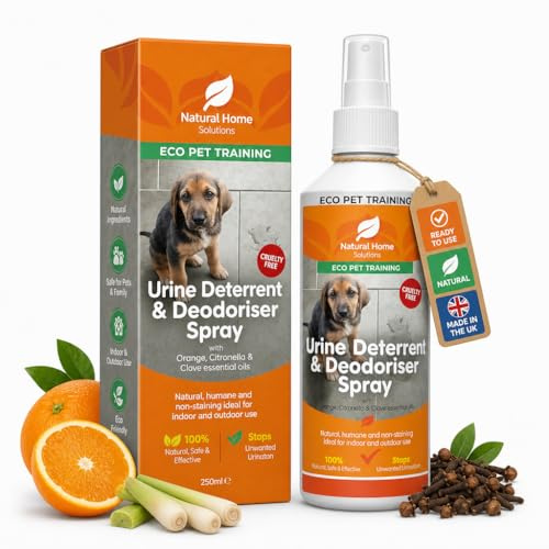 Dog Pee Urine Repellent Spray Indoor | Stop Dog Urinating In House At Night | Cat Urine Deterrent Spray | Pet Odour Eliminator For House | Urine Destroyer Dog and Cat Spray 250ml