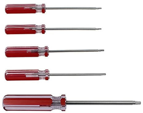 Juego de 5 destornilladores magnéticos de cabeza triangular 1,8 mm 2,0 mm 2,3 mm 2,7 mm 4,2 mm Kit de herramientas de destornillador para tornillos triangulares