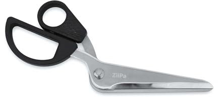 ZiiPa • Ciseaux à Pizza SPINETO • Découpe Précise & Propre • Lames Inox Tranchantes • Poignées Coudées Ergonomiques • Entretien Facile